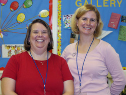Cristen Chappell and Shelley Turkington