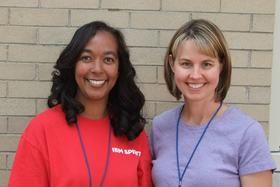 Leslie Alkins and Michelle Fox