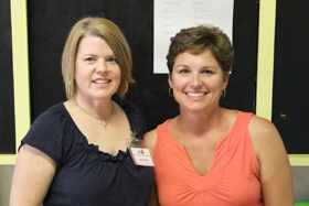Leslie Allman and Holly Speight