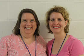 Cristen Chappell and Shelley Turkington