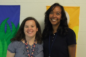 Leslie Alkins and Teri Lowder