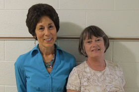 Pam Wheeler and Pat Bartlett